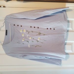 C.O.Z.Y. XL Blue Blouse